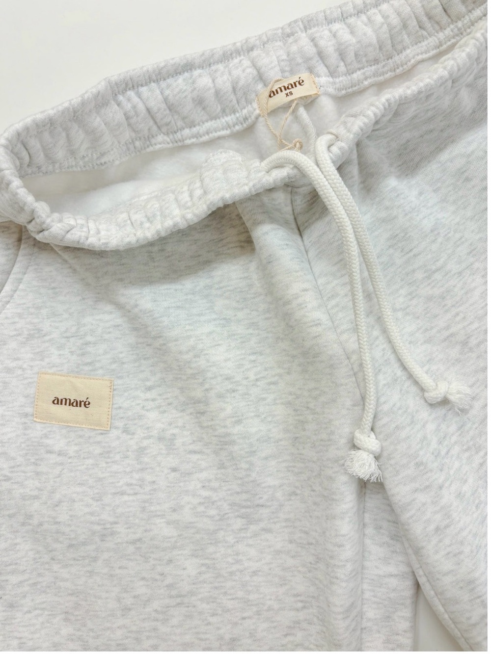 Light Gray Cozy Sweatpants with Drawstring